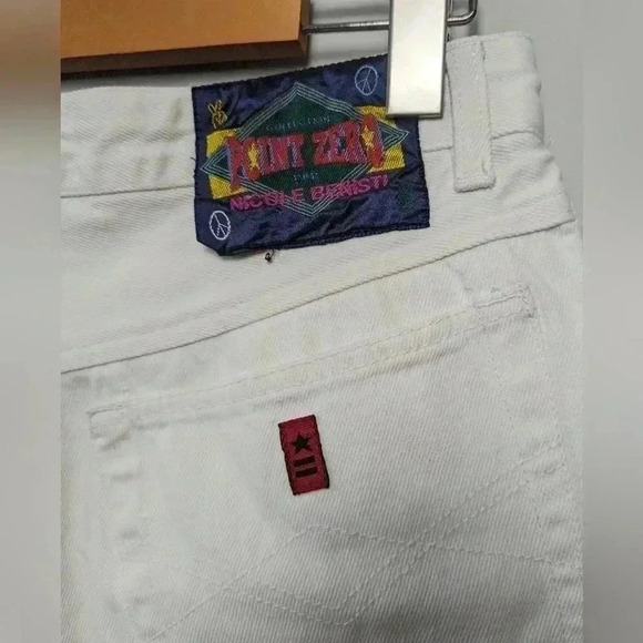 VINTAGE POINT ZERO Short White 100% cotton  size 11? (Look at measures) - Picture 6 of 9